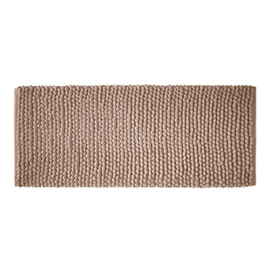 Hnědá koupelnová předložka 50×120 cm Aspen Bobble Bianca