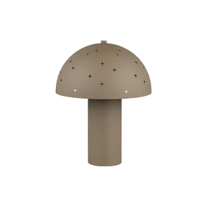 Hnědá stolní lampa Seta Trio