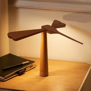 Hnědá stolní LED lampa Dragonflight Gingko