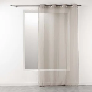 Hnědá záclona Telma 140x280 cm