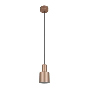 Hnědé závěsné kovové svítidlo Agudo 12 cm
