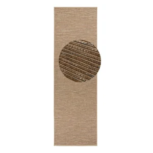 Hnědý běhoun BT Carpet Nature 80x250 cm