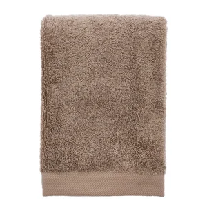 Hnědý bio bavlněný ručník 50x100 cm Comfort Organic