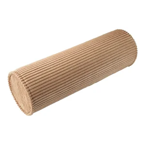 Hnědý dětský manšestrový polštář Roll