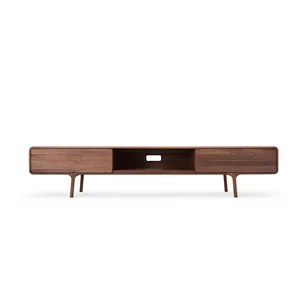 Hnědý dubový TV stolek Fawn 220x45x45 cm