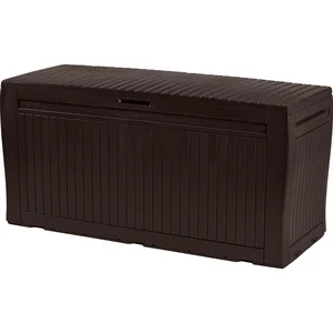 Hnědý úložný box na zahradu Keter Comfy