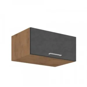 Horní skříňka VEGA 80 Nagu-36 1F – dub lancelot / šedá matná