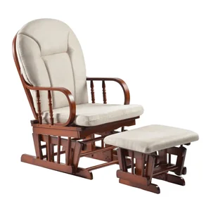 Houpací křeslo TALMAN s podnoží, ořech