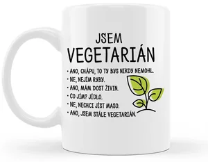 Hrneček Jsem vegetarián 330 ml