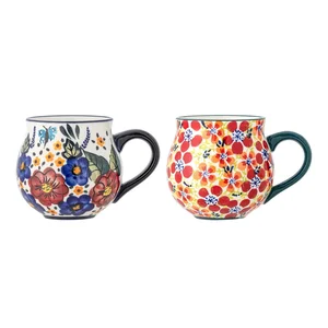 Hrnky Florist – sada 2 ks, kamenina, 330 ml – Bloomingville