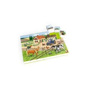 Hubelino Život na farmě – dětské puzzle