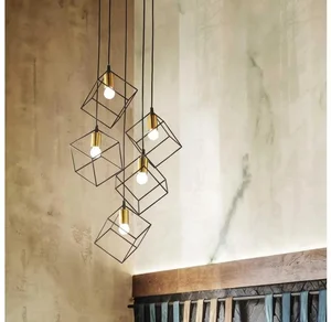 Ideal Lux ICE Lustr s Lanem černý