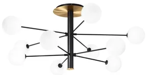 Ideal Lux LED Lustr Cosmopolitan 124 cm černý