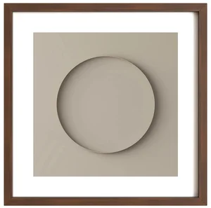 Idealform Circle Shadow Poster Smokey Taupe
