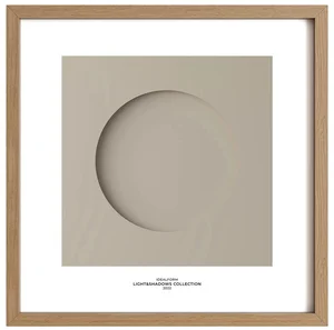 Idealform Poster No. 1 Minimalistický kruh Smokey Taupe