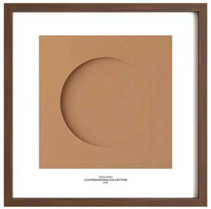Idealform Poster No. 1 Minimalistický kruh Terracotta