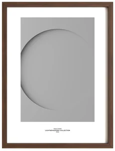 Idealform Poster No. 6 - Kruhová kompozice, šedá stříbrná, 300x400 mm