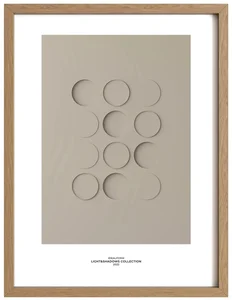 Idealform Shadow Poster Smokey Taupe 30x40 cm