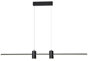 Immax NEO ESTRELAS Smart závěsné svítidlo 120 cm, 30W, černé, WiFi a Bluetooth