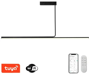 Immax NEO LITE ASTA Černé závěsné LED svítidlo 125cm, WiFi, Bluetooth, 28W