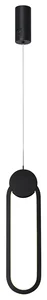 Immax NEO LITE OVALE Černé Smart Závěsné Svítidlo 40cm