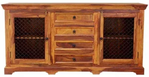 Indická komoda z palisandru 180x90x45 Jali