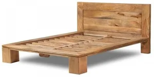 Indická postel Hina 160x200 z mangového dřeva
