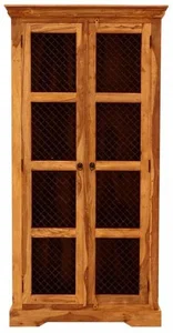 Indická vitrína Jali 100x200x45 z palisandru