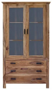 Indická vitrína Rami z palisandru 100x180x45 cm