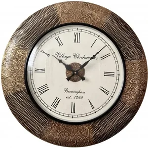 Indické nástěnné hodiny 45 cm
