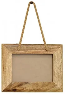 Indický dřevěný fotorámeček Devi 22x17 cm