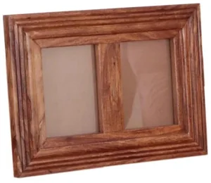 Indický dřevěný fotorámeček Kali na 2 fotografie
