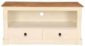 Indický masivní TV stolek Retro 120x60x45 cm