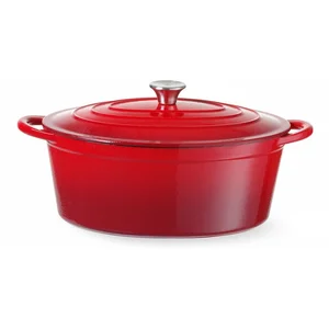 Indukční litinový hrnec s pokličkou 6,88 l – Hendi