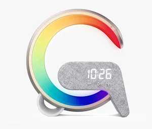 Inteligentní LED Lampička Immax FLAMINGO s Bezdrátovým Nabíjením a Bluetooth Reproduktorem – Zlatá