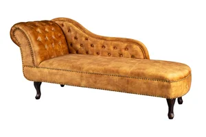 INVICTA INTERIOR Chesterfield Pohovka žlutá 170cm