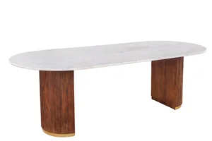 INVICTA INTERIOR Jídelní stůl mramor 240 cm Stormwind