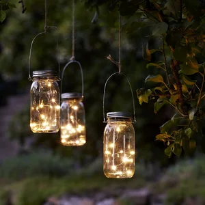 Jamjar LED dekorace, výška 18 cm
