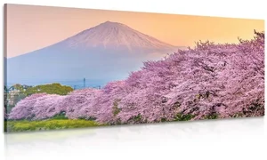 Japonský panoramatický obraz