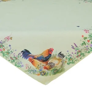 Jarní ubrus Slepičí motiv 85x85 cm