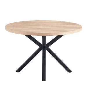 Jedálenský stůl MEDOR 120 cm dub sonoma černý