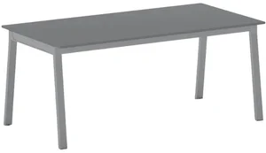 Jednací stůl PRIMO BASIC 180x90 cm šedostříbrná