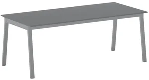 Jednací stůl PRIMO BASIC 200x90 cm šedostříbrná