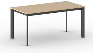 Jednací stůl PRIMO INVITATION 160x80 cm černá/buk