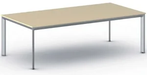 Jednací stůl PRIMO INVITATION 240x120 cm šedostříbrná