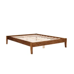 Jednolůžko z smrkového dřeva s roštem 90x200 cm – Galaksi – Kalune Design