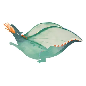 Jednorázové papírové tácky Dragon 4ks