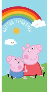 Jerry Fabrics Dětská Froté Osuška Peppa Pig