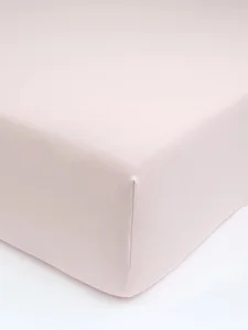 Jersey prostěradlo s elastanem 140x200 cm pudrové