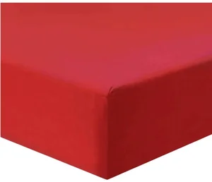Jersey prostěradlo TiaHome červené 60x120 cm